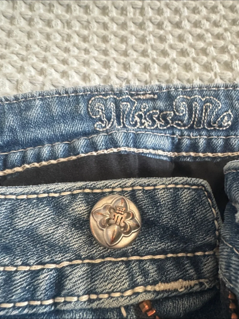 Miss Me Light Blue Boot Cut Jeans